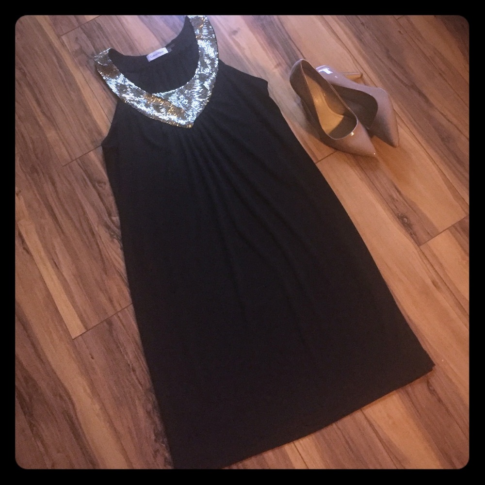 Calvin Klein Beaded LBD - Picture 4 of 6